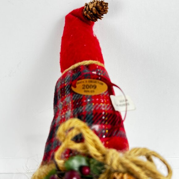 Santa's Collection 2009 Series Head Christmas Tree Ornament Ceramic Face - Picture 5 of 10